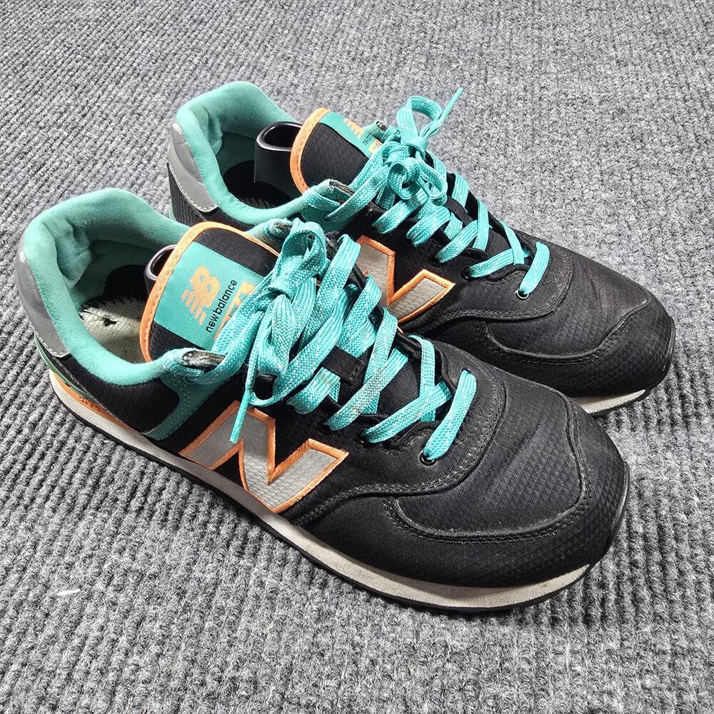 New Balance 574 Shoes Mens Size 10 Black Emerald Sky Running ML574WK2